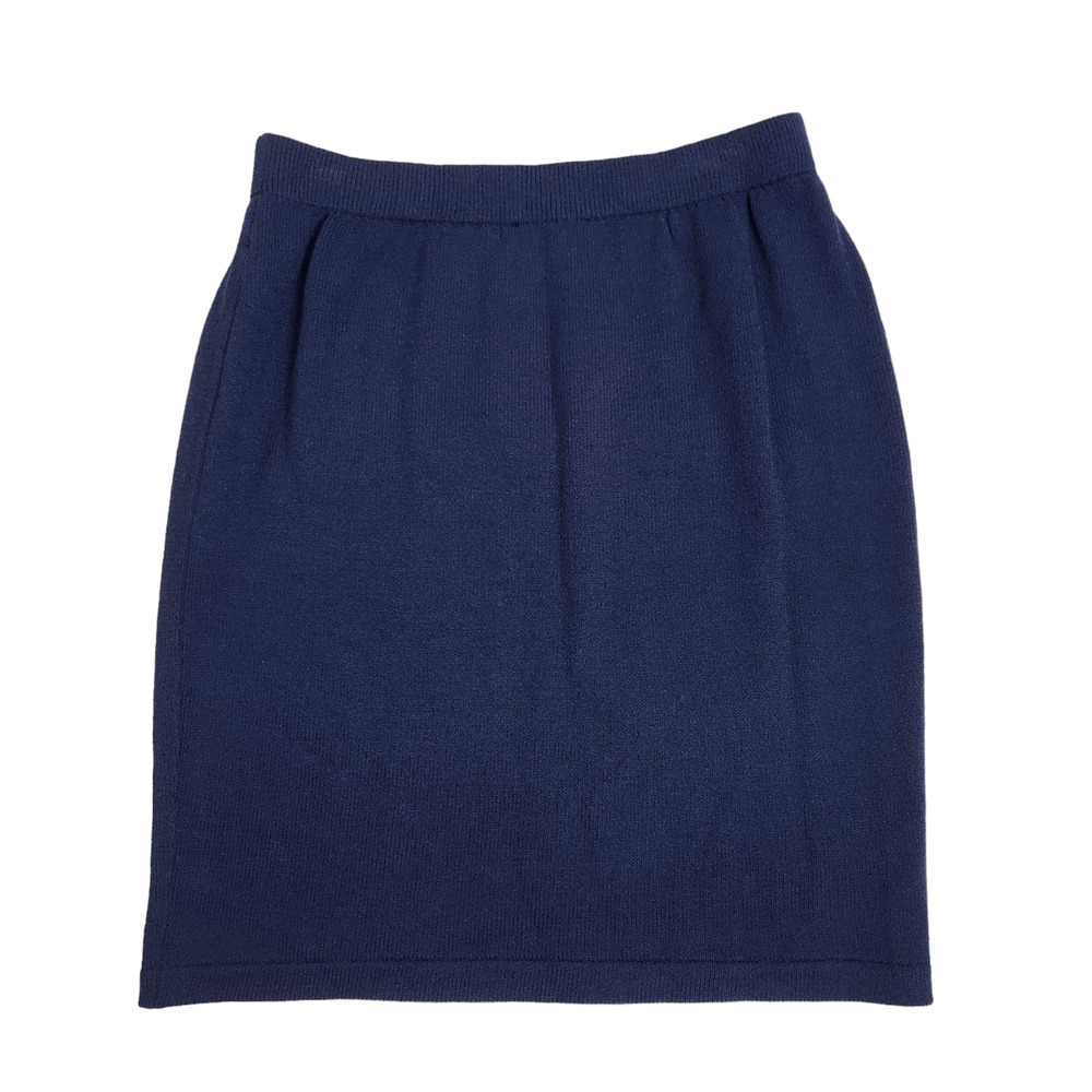 St. John Knits Navy Pencil Skirt